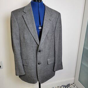 Oak Creek South Africa Made 2 Button Notch Lapel Long Sleeve Suit Jacket 44R